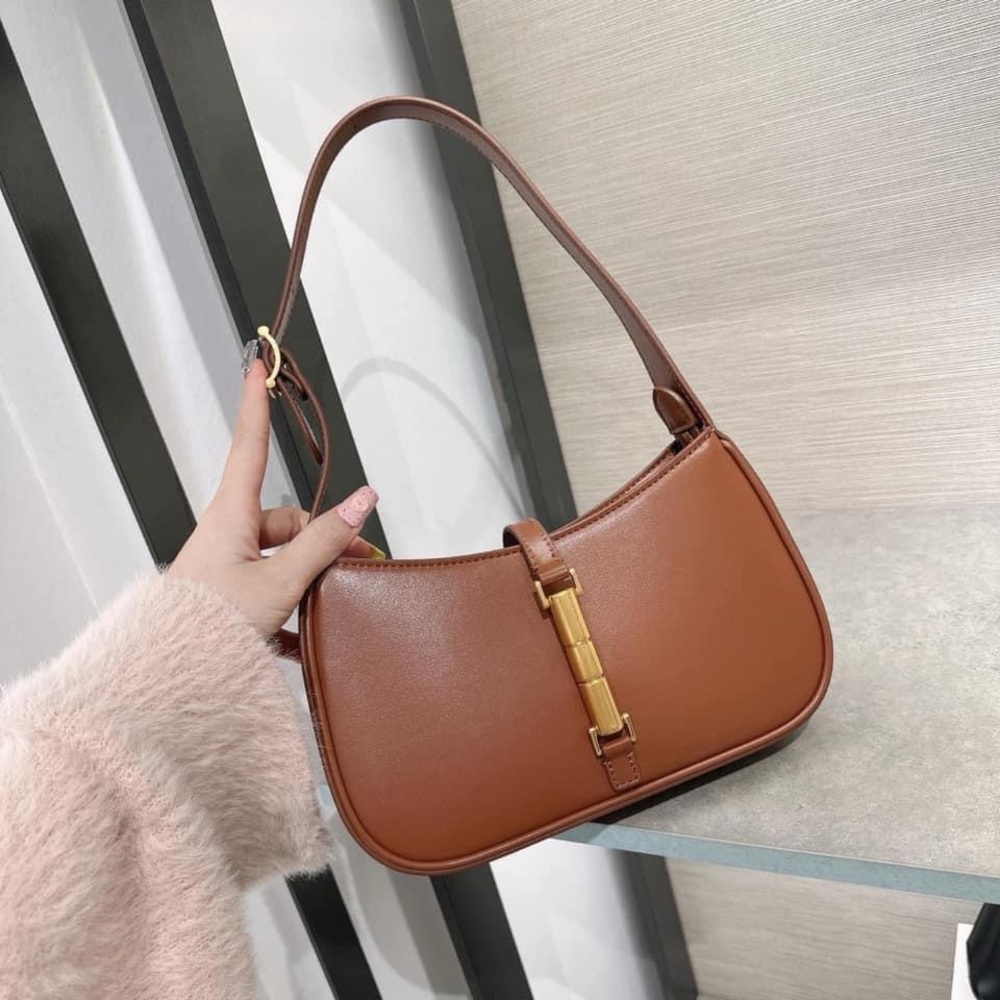 Charles & Keith - Cesia Metallic Accent Women's Shoulder Bag